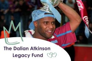 Image of Dalian Atkinson celebrating cup win